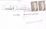 Carta Barcelona 1998 . Lineal De Carta Aparecida En Buzon - Covers & Documents