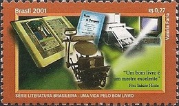 BRAZIL - BRAZILIAN PUBLISHING INDUSTRY 2001 - MNH - Unused Stamps