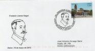 SPAIN. POSTMARK. FREDERIC LLANSO SEGUI. ALAIOR 2012 - Cartas & Documentos