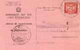 1961  CARTOLINA  AVVISO DI RICEVIMENTO CON ANNULLO S.PELINO AQUILA - Postage Due