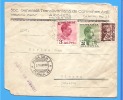Nice Envelope Circulated, 2 X Stamps King Carol II +  Stamp Using Aviation Romania - Briefe U. Dokumente