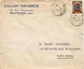 Algerie Lettre Philippeville 1951 Entête Mattarese Cover - Lettres & Documents