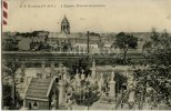 Etaples	L'Eglise Vue Du Cimetière. Editeur Levener Boulogne Sur Mer. 1926. - Etaples