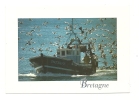 Cp, Bateau De Pêche, En Bretagne, Retour De Pêche, écrite - Pêche