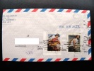 Cover Sent From CANADA To Lithuania, 1992, Legendaire Legendary, Rescuer Plainsman - Enveloppes Commémoratives