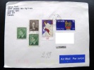 Cover Sent From CANADA To Lithuania, 1992, Christmas Noel, Massey Vanier Michener Leger Leon Lion Leo - Commemorativi