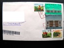 Cover Sent From CANADA To Lithuania, 1995, REGISTERED, Bonsecours Market Montreal, Court House - Commemorativi