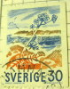 Sweden 1967 Angelica Plant On The Coast 30ore - Used - Gebraucht