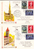 Perforés - IMABA - Vandervelde  - Belgique - 2 Cartes Postales De 1948 - Courrier Spécial Bruxelles Bale  Et Retour - Lettres & Documents