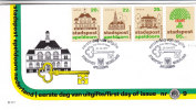 Stadspost - Apeldoorn - Pays Bas - Lettre Illustrée De 1977 - Clefs - églises - Batiments - Brieven En Documenten