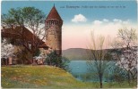 CH - FR - Estavayer - Vieille Tour Du Château Et Vue Sur Le Lac - Phototypie Co. N° 8823 (gelaufen / Circulée 1914) - Estavayer