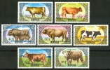 1985 Mongolia Fauna Allevamento Di Bestiame Livestock Rearing Betail D'elevage Set MNH** Lux16 - Vaches