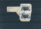 Greece- "The Demonstration In Athens On 25.3.1942" In Pair On Fragment With "PAROS (Cyclades)" [23.12.1983] X Type Pmrk - Marcofilie - EMA (Printer)