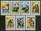 1975 Mongolia Orsi Bears Panda Set MNH** Lux18 - Ours