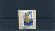 Greece- Miaoulis´ "Ares" 15dr. Stamp On Fragment With Bilingual "PAROS (Cyclades)" [3.12.1983] X Type Postmark - Marcofilia - EMA ( Maquina De Huellas A Franquear)