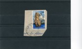 Greece- Miaoulis´ "Ares" 15dr. Stamp On Fragment With Bilingual "PAROS (Cyclades)" [21.10.1983] X Type Postmark - Marcofilia - EMA ( Maquina De Huellas A Franquear)