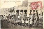 REF LBR34 - CPA COTE DES SOMALIS CPA " MARCHE AUX MOUTONS" VOYAGEE JUIN 1919 - Autres & Non Classés