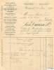 FACTURE LETTRE : BORDEAUX . LEON DUCASSE & CIE . DROGUERIE . 1894 . - Chemist's (drugstore) & Perfumery