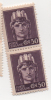 Fra303 Coppia Serie Imperiale 1945-46, 538 Emissione Novara, Senza Filigrana Senza Fasci, 50 Cent Violetto - Ongebruikt