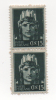 Fra304 Coppia Serie Imperiale 1945, 526 Emissione Novara, Senza Filigrana Con Fasci, 15 Cent Verde - Ongebruikt
