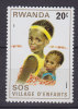 Rwanda 1981 Mi. 1103      20 C SOS - Kinderdorf Village D'Enfants Childrens Village MNH** - Nuovi