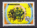 Rwanda 1977 Mi. 875      50 C Weltfernmeldetag UIT Elektrische Telegraphenstation MNG - Unused Stamps