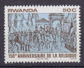 Rwanda 1980 Mi. 1079      50 C Unabhängigkeit Belgiens 150 Jahre MNG - Ungebraucht