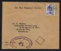 GB - OHMS / 1956  LETTRE POUR STRASBOURG (ref 3209) - Storia Postale