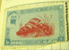 Dubai 1963 Hermit Crab 1np - Mint Damaged - Dubai