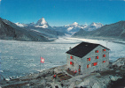 SUISSE,HELVETIA,SWISS,SWITZERLAND,SVIZZERA,SCHWEIZ ,ZERMATT,il Y A 37 Ans,VALAIS,monte Rosa Hutte - Zermatt