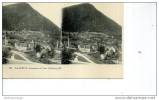SWIITZERLAND  GRISONS COIRE PANORAMA  LL 23 STEREO TOP TOP 1900 BELLE CARTE - Coire