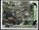 India Miniature MNH 2009, Rare Fauna Of The North East, Monkey, Panda, Cat,  Etc., Tree,Nature, - Affen
