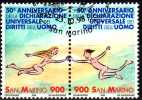 PIA - SMA - 1998 : 50° Anniversario Della Dichiarazione Universale Dei Diritti Dell´ Uomo - (SAS 1645-46) - Usati