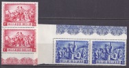 BELGIQUE - COB -  Paires Des 697/98**  "Au Profit Des Sinistrés" - Cote 6,40 € - Secourisme