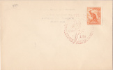 7782# AUSTRALIE KANGOUROU / LETTRE Obl MELBOURNE OLYMPIC PHILATELIC 1956 FLAMME OLYMPIQUE AUSTRALIA KANGAROO - Covers & Documents