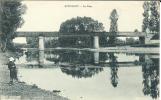 89 - Yonne - Bourgogne - APPOIGNY - Le Pont - Format 13,8 X 8,6 - Phototypie E . Desaix - PARIS - Appoigny