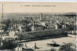 CPA 56 LORIENT PLACE D ARMES ET VUE GENERALE DE LA VILLE 1923 - Lorient