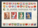 Germany 1959 Post Card  Mi 297-0 World Cup Skiing Arlberg-Kandahar - Cartas & Documentos