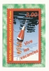 Cp, Timbre (Représentation), Vive Es Vacances - Stamps (pictures)