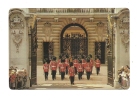 Cp, Angleterre, Londres, Changing The Guard At Buckingham Plalace, Voyagée 1987 - Buckingham Palace