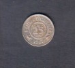 GUYANA   25  CENTS  1967 (KM # 34) - Autres – Amérique