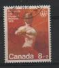 Canada 1975 8 + 2 Cent Olympic Fencing Semi Postal Issue #B7 - Used Stamps