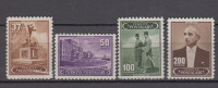 TURQUIE   1943           N°  989/992     COTE  24.00  EURO  (423) - Neufs