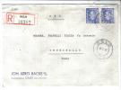 TZ410 - NORVEGIA , Registered Da Oslo 19/3/58 Per L'Italia - Storia Postale