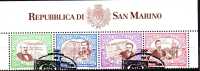 PIA - SMA - 1997: 120°Anniversario Del Primo Francobollo Di San Marino - (SAS 1570-73 - Used Stamps