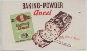 Buvard -  **   ANCEL    **    BAKING - POWDER  -  Pâte Fine Et Légére - Cake & Candy