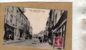 CREPY EN VALOIS LA RUE NATIONALE AVEC COMMERCES  EDIT    CIRC 1925 - Crepy En Valois