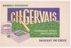 Buvard Ancien " Ch Gervais"fromages Frais Pasteurisés - Produits Laitiers