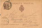 Entero Postal Alfonso XIII, 10 Cts. VALLADOLID 1899, Edifil Num 36A - 1850-1931