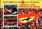 PIA  - SAN  MARINO -  2001  : La Ferrari Campione Del Mondo  -   (SAS  Bf 61) - Blocs-feuillets